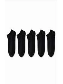 Kit 12 Pares Meias Masculina Soquete Cano Curto Preto 38 Ao 45Envio Expresso o Qualidade Preta