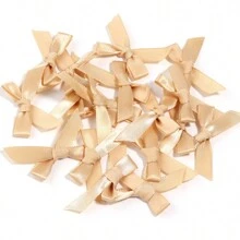 50pcs/Pack Handmade Polyester Ribbon Mini Bow Knot, Valentine'S Day Gift Wrapping & Diy Clothing & Candy Box Accessories,Suitable For Rustic Wedding Invitations, Bows, Garlands, DIY Crafts, Christmas Decorations, DIY Home Decor, Wedding Parties And Gift Wrapping - Hand Tied Bow - View 12