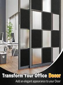 1roll Blackout Window Film, Sun Blocking Window Privacy Cover For Glass, Removable Opaque Room Darkening Dark Black Out Window Cover Tint Shades For Home Day Sleep Light Blocker,Stickers,Wall Decal, Vinyl Decal For Home Decorations,Spring Decoration Items Refresh Your Home,Rama Decoration Stickers