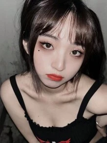 (2pcs/Set) Beauty Mark Temporary Tattoo Sticker Set With Tear Mole Design, Black, For Girls And Women - Black - View 4