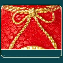 袋子花盆花瓶農曆新年春節招財插花花瓶塑膠節日裝飾 - 紅色 - 查看 5