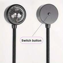 1 件投影燈球星空燈 Usb 氣氛燈 Dj 燈車載七彩 Led 氣氛燈 - 彩色 - 查看 6