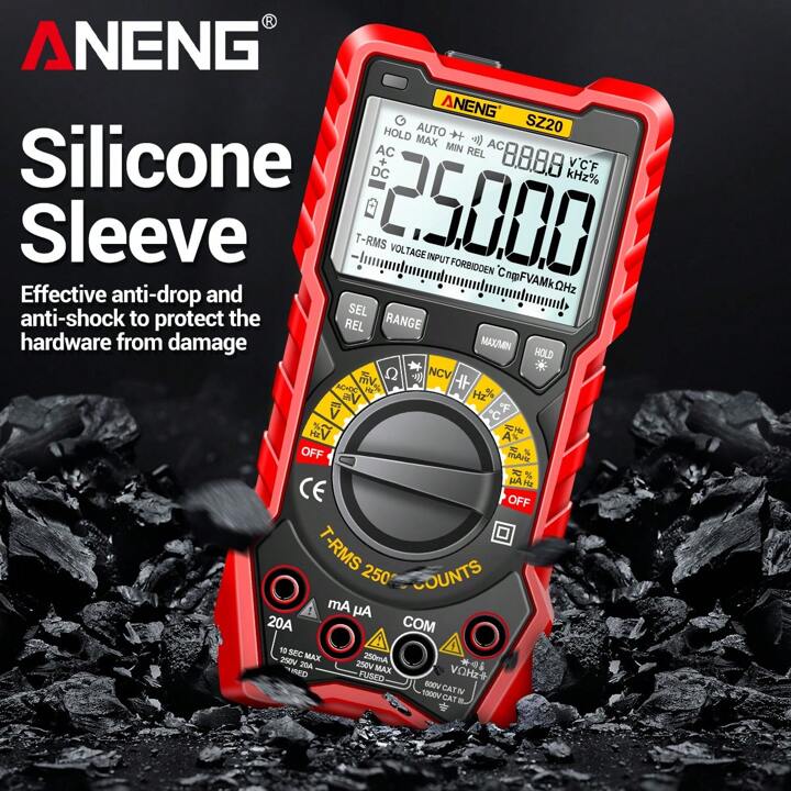 ANENG SZ20 Industrial High Precise 25000 Counts Autorange Car ...