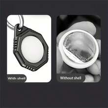 1pc Suitable For Airtag Protective Box Anti-Lost Device Black-Hook - Black - View 2