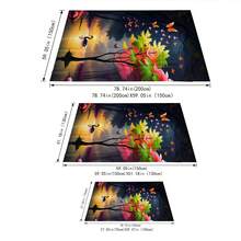 1pc Flamingo Patterned Flannel Fleece Blanket, Soft And Warm Abstract Patterned Sofa/Bed/Air Conditioning Blanket Suitable For All Seasons - Multicolor - View 2