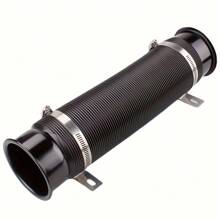 Car Part 76mm 3inch Universal Adjustable Flexible Air Intake Pipe With Air Duct Hose For Cold Air Intake And Turbocharger - Black - View 8