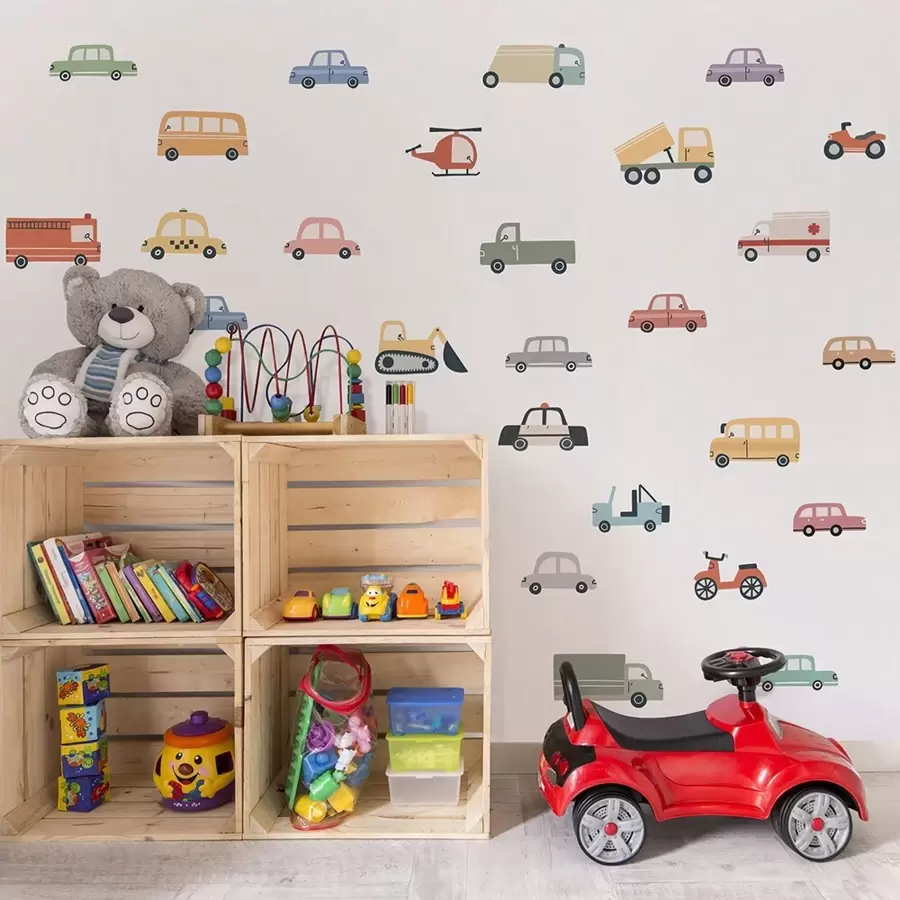 1 bộ Phim hoạt hình dễ thương Vận tải Xe cộ Dán tường , Bao gồm Xe tải , Ô tô/xe hơi , Máy bay , Hoàn hảo Đối với Trò Chơi Phòng , Phòng khách , Buổi tiệc Và Ngày lễ Đồ trang trí - Nhiều màu - Xem 1