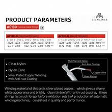 Alice AC130 Classical Guitar Strings Suitable For 34 "To 39" Guitar Musical Instrument Accessories Gift Ideas For Beginner - AC130-n (standard Tension) - View 2