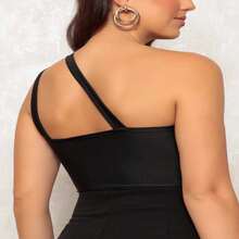 Women Bodysuits - 黑色 - 查看 2