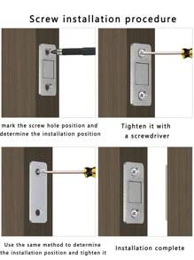 3 件/6 件超薄隐形磁性橱柜门磁铁，抽屉、滑动门强力磁铁，无需钻孔