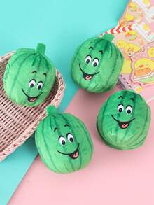 Pet Products Watermelon Shaped Plush Toy With Grinding Teeth Function, Voice Training, Suitable For Dogs - Green - View 7