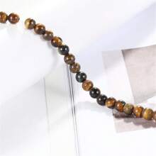 Natural Stone Beads With Hole (4mm/6mm/8mm/10mm/12mm) For Jewelry Making Diy Bracelet, Necklace, Keychain, Phone Pendant, Decoration - Multicolor - View 43