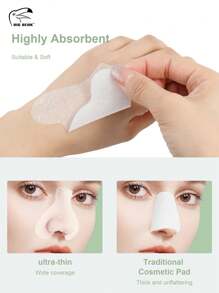 100pcs M-Triangle Shaped Dry Disposable Nose Strips With Storage Box, Breathable Skin Care Nose Strips Moisturizing Nourishing DIY Nose Paper Nasal Strips Nose Patches Soften Liquid-Free Home Beauty Salon Use Nose Strip Patch, Nose Strips For Blackhead Removal, Deep Cleansing Pore Strips, Lightweight Fit Flexible Non Woven T Zone Skin Care