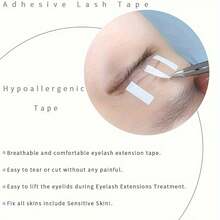 5pcs 4mm*9m Eyelash Lifting Tape, For Lash Extension, Breathable, Medical Grade, Hypoallergenic, Eyelash Salon Makeup Tool - White - View 8
