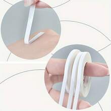 5pcs 4mm*9m Eyelash Lifting Tape, For Lash Extension, Breathable, Medical Grade, Hypoallergenic, Eyelash Salon Makeup Tool - White - View 4