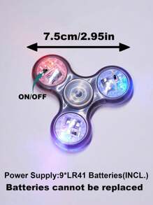 1 pieza de plástico decorativo moderno RGB Juguetes antiestrés diseño Luz de la decoración para casa - Multicolor - Ver 5