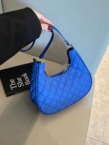 New Arrivals Baguette Shoulder Handbag For Women, Stylish And Fashionable - Royal Blue - View 2