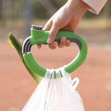 1個塑料手柄省力購物手柄自鎖拇指袋載具,創意省力袋持有人,自鎖拇指袋攜帶人 - 黑色 - 查看 7