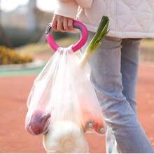 1個塑料手柄省力購物手柄自鎖拇指袋載具,創意省力袋持有人,自鎖拇指袋攜帶人 - 黑色 - 查看 5