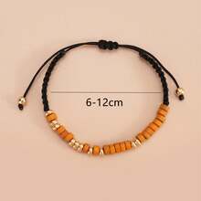 1 件創意個人化莫爾斯電碼 Ccb 和木珠編織女式手鍊 - Love you mom - 查看 5