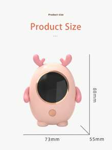 Usb Space Cutie Pet Hand Warmer With Rabbit Ear Design, Available In White, Pink, Purple, And Green - Multicolor - View 2