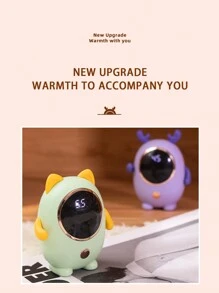 Usb Space Cutie Pet Hand Warmer With Rabbit Ear Design, Available In White, Pink, Purple, And Green - Multicolor - View 4