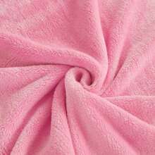 1入組加厚四季冬季珊瑚絨毛毯,適用於床上、辦公室午睡、沙發套、空調毛毯 - 粉色 - 查看 5