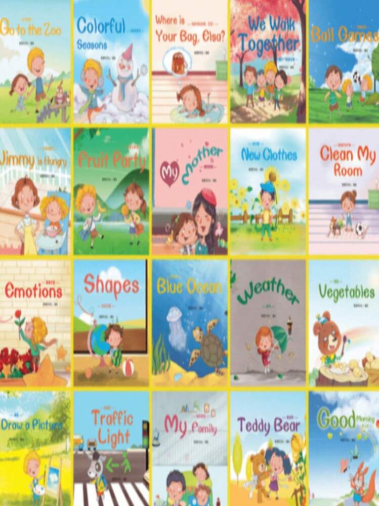 英語・中国語バイリンガル 絵本 60冊セット 0~3歳向け | SHEIN JAPAN