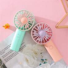 REUP 手持式風扇,空氣冷卻桌面迷你風扇,學生戶外便攜宿舍usb充電風扇 - 粉色 - 查看 5