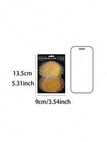 20張/包花邊手工帳貼紙,寵物裝飾貼紙,用於diy手工藝品、手機、筆記本電腦、美學剪貼用品、手帳、相冊、拼貼材料、創意藝術用品（6款隨機發送） - 銀色 - 查看 11