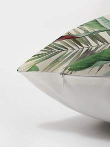 1個綠葉圖案印花枕套,現代枕套,單面印刷,無內芯,適用於沙發,家居裝飾枕套 - 彩色 - 查看 6