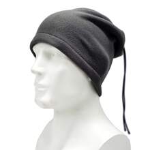 防曬防UV 1入創意3合1冬季戶外保暖絨頸套/口罩，可調節頸套，厚實毛絨面罩適用於男女滑雪、徒步旅行、騎自行車、登山 - 灰色 - 查看 1