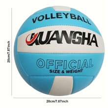 1pc Professional Grade No. 5 Soft Air Volleyball For Beach And Competition - Durable PVC Material For Maximum Performance And Comfort - Multicolor - View 2