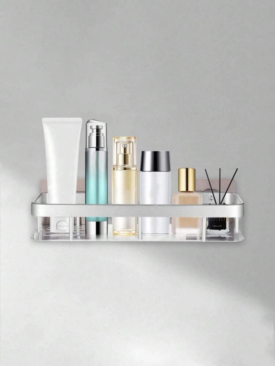 1pc Silver Bathroom Organizer,Shower Caddy,Shampoo Holder,Storage Rack