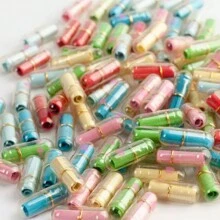 100Pcs/Set Message Capsules Love Pill With Roll Paper Blank Notes Wish Bottle Capsule Wedding Party Valentine's Gift(No Bottle) - Multicolor - View 6