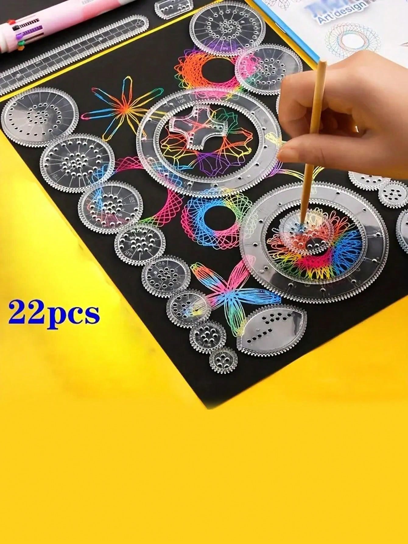 22pcs Student Painting Tool Set, Multifunctional Drawing Tool With