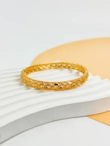 A Piece Of Pure Copper Women'S Bracelet Buckle Champagne Gold Rose Gold Twist Pattern Lock Buckle Type Small Rhombus Flower X Pattern Phoenix Tail Pattern Suitable For Daily Wear - Phoenix Tail Pattern - View 5