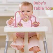 Infant And Toddler Educational Tabletop Toy, Montessori Style Silicone Puzzle Toy With Parent-Child Interaction, Bath Toy And TeetherSchool, Student,Stationery,School Supplies - Hot Pink - View 2