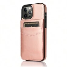 Luxury Leather Phone Case Compatible With Iphone Sam Sung Galaxy Hua Wei Card Slot Stand Holder Shock Cover