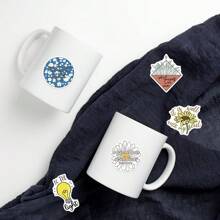 50入組經文貼紙,貼紙,可貼於筆記型電腦、水壺、行李箱等物品上 - 彩色 - 查看 4