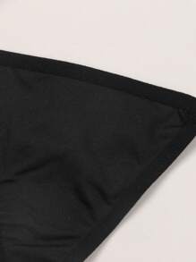 Women's Sexy Printed Lift Hip Sexy Triangle Panties Bikini Panties Black Sexy Lingerie Exotic Panties For Going Out