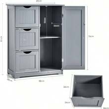 Storage Cabinets - Grey - View 2