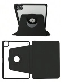 1個360度旋轉亞克力保護殼,適用於ipadmini6/9.7/10gen/10.2/10.9/11/12.9蘋果型號 - 黑色 - 查看 7