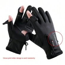 冬季漁夫手套一對,2指翻轉防水防風適用於騎行釣魚手套