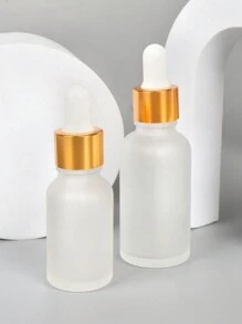 1Pc Travel-Friendly Frosted Glass Dropper Vials For Essential Oils, Aromatherapy, Perfume, And Cosmetics - 15ml/30ml/50ml Sizes With Glass Eye Dropper - Convenient Sample Container For Liquid Products, Living Room Home Bedroom Bathroom House Decor, Travel Stuff, Wedding, Party, Birthday, Gifts For Men Mom Dad Friends, New Years, Accessories, Funny Gift