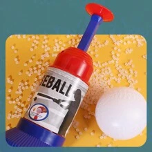 1套兒童腳踩式棒球發球訓練裝置,男孩腳踩式棒球發射器, 單人運動,親子室內外運動健身塑料玩具 - 藍色 - 查看 6