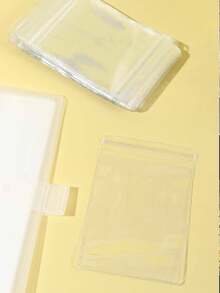 1套透明珠寶收納袋,配有扣和30個便攜式保護袋,80個隔間 - 無色 - 查看 4