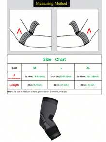 1 pieza Almohadilla protectora de codo para gimnasio y deporte, Vendaje elástico de soporte para el codo, Manga para el brazo para deporte al aire libre, baloncesto - Negro - Ver 3