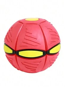 新品有趣的魔術ufo彈跳球壓力減輕玩具,適合青少年互動玩樂 - 紅色 - 查看 1