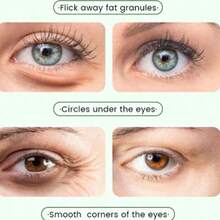 1 件 15 克 抗皺細膩抗衰老去細紋黑眼圈眼袋脂肪粒眼霜適合熬夜派對 - 金色 - 查看 3